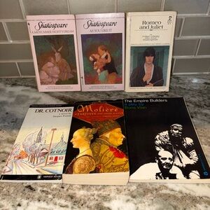Vintage Paperback Classic Literature Lot - Multicolor Covers